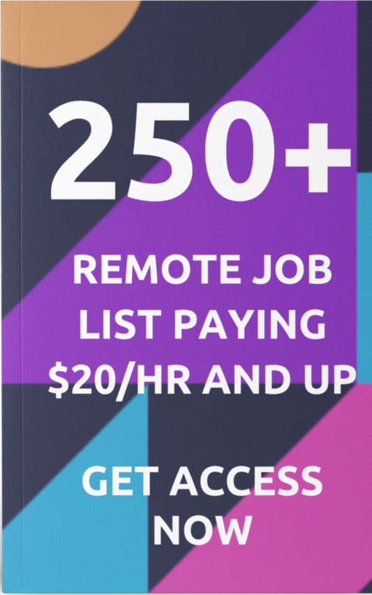 Work-From-Home Success Blueprint with 250+ Job Listings